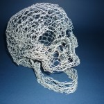 “Foxtel” Human Skull Wireframe